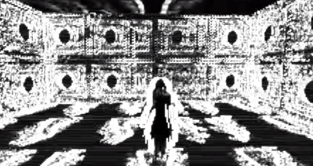 A creepy girl appears in the Sad Satan game. She can be seen in the second video.