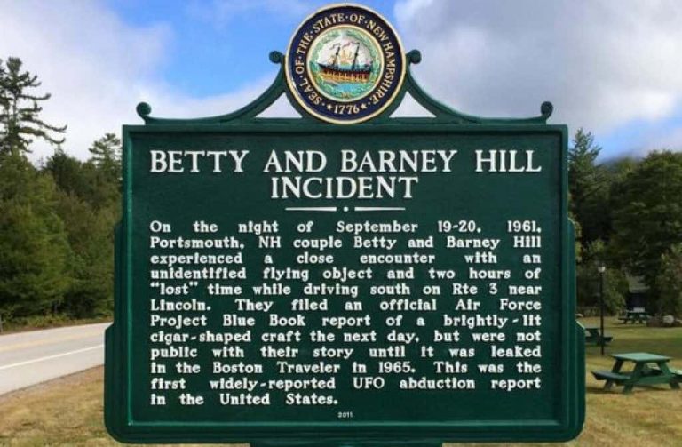 betty and barney hill plaque