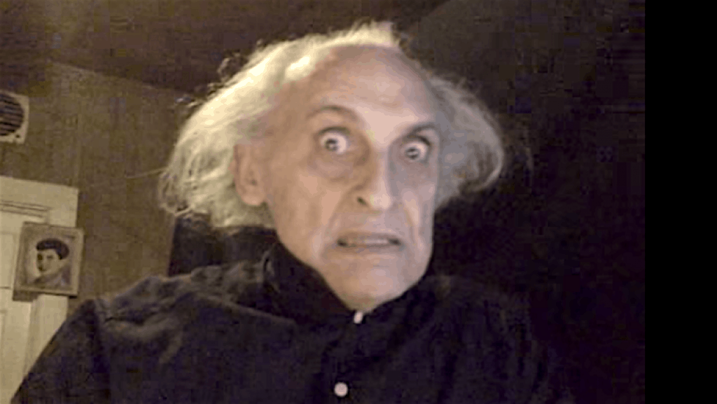 Still shot of Edward Muscare in one of his YouTube videos.