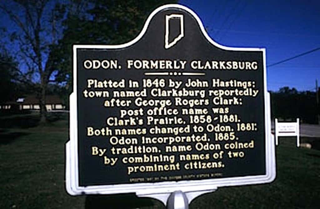 Did a supernatural event occur in a farmhouse in Odon?